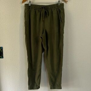 Point Sur Linen and Lyocell Soft Comfortable Pull-on Pants Cropped Loose 4